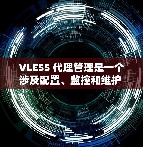 VLESS 代理管理是一个涉及配置、监控和维护 VLESS 代理服务器的过程，以确保其正常运行并优化性能。以下是关于 VLESS 代理管理的详细步骤和注意事项