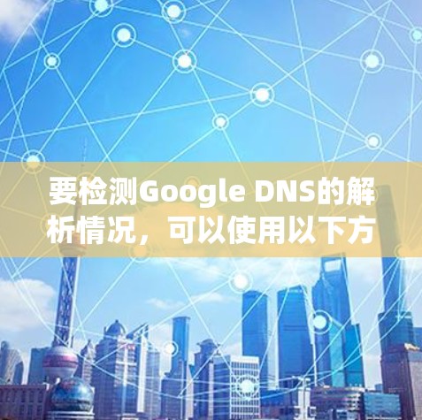 要检测Google DNS的解析情况，可以使用以下方法