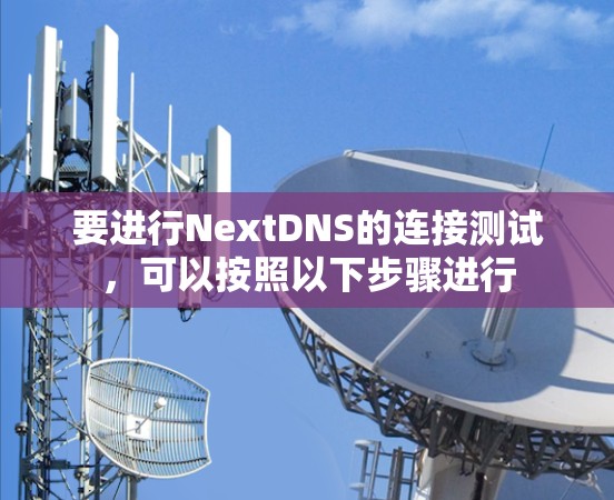 要进行NextDNS的连接测试，可以按照以下步骤进行