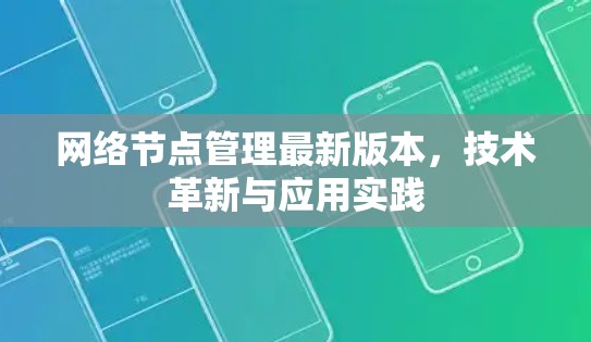 网络节点管理最新版本，技术革新与应用实践