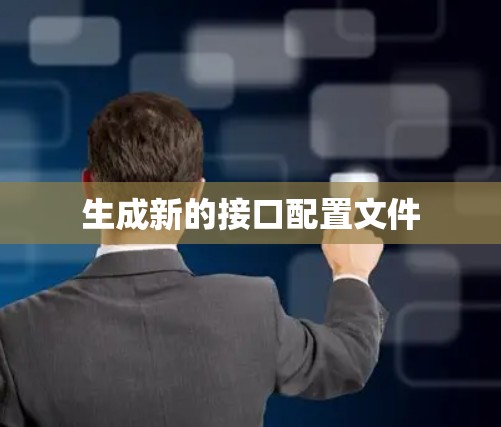生成新的接口配置文件