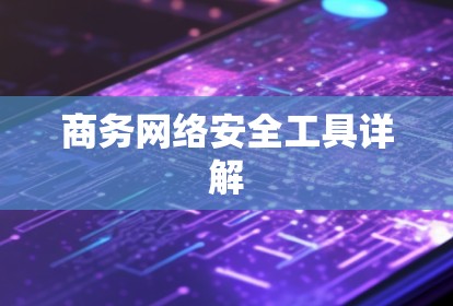 商务网络安全工具详解