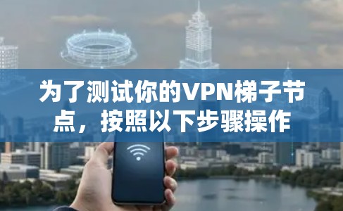 为了测试你的VPN梯子节点，按照以下步骤操作