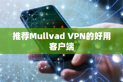 推荐Mullvad VPN的好用客户端