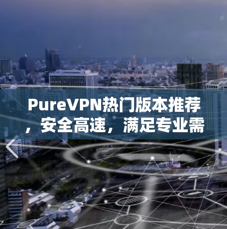 PureVPN热门版本推荐，安全高速，满足专业需求