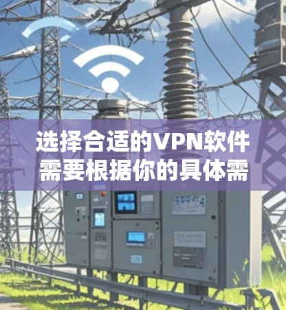 选择合适的VPN软件需要根据你的具体需求来决定。以下是一些常见的VPN软件及其特点，帮助你做出选择